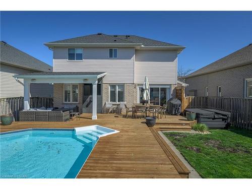 69 Shaw Boulevard, St. Thomas, ON - Outdoor With In Ground Pool With Deck Patio Veranda With Exterior