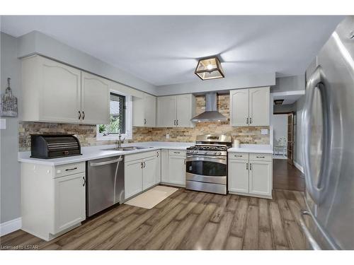 25510 Silver Clay Line, West Lorne, ON - Indoor Photo Showing Kitchen With Stainless Steel Kitchen With Double Sink