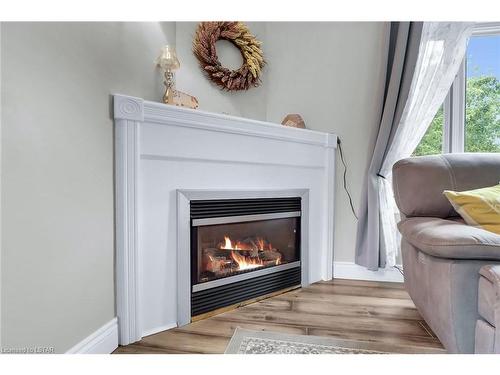 25510 Silver Clay Line, West Lorne, ON - Indoor Photo Showing Living Room With Fireplace