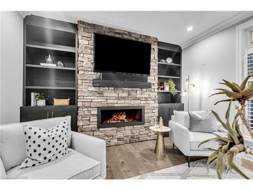 2727 Torrey Pines Way, London, ON - Indoor Photo Showing Living Room With Fireplace