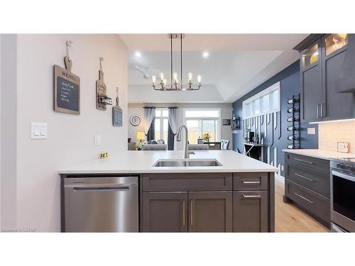 303 Hazelton Lane, Exeter, ON - Indoor Photo Showing Kitchen With Double Sink With Upgraded Kitchen