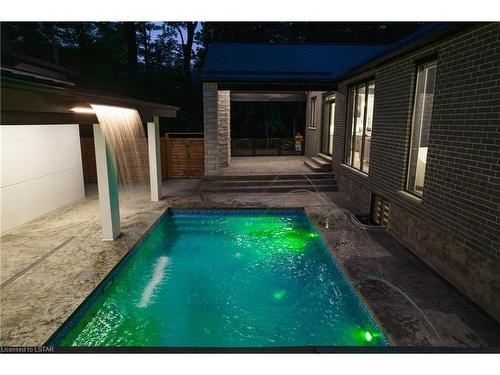 10175 Merrywood Drive, Grand Bend, ON - Outdoor With In Ground Pool With Exterior