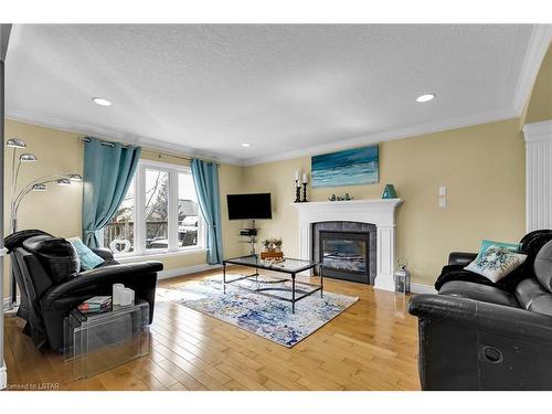 1249 Savannah Drive Ne, London, ON - Indoor Photo Showing Living Room With Fireplace