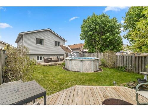 232 Oldham Street, London, ON - Outdoor With Above Ground Pool With Deck Patio Veranda With Backyard With Exterior