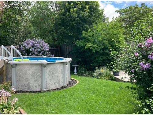 232 Oldham Street, London, ON - Outdoor With Above Ground Pool With Backyard