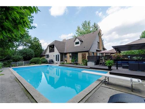 9-1777 Highbury Avenue N, London, ON - Outdoor With In Ground Pool With Backyard