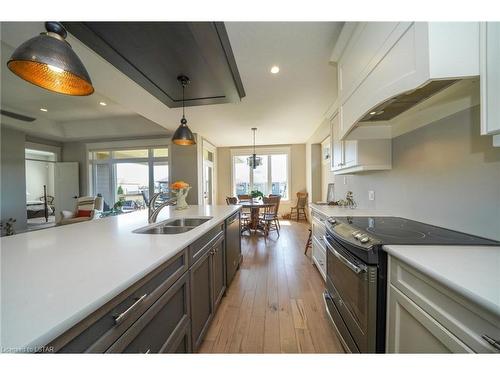 66 Deerfield Road, Grand Bend, ON - Indoor Photo Showing Kitchen With Double Sink