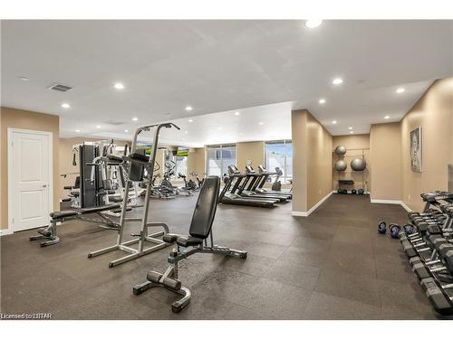 1307-330 Ridout Street N, London, ON - Indoor Photo Showing Gym Room