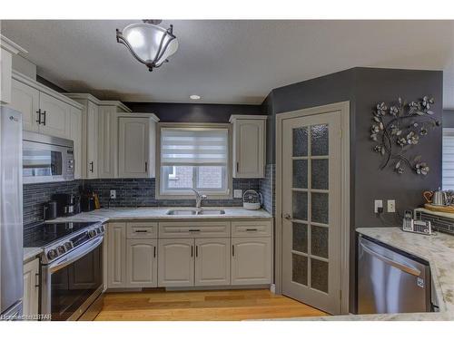 39 Dannecker Road, Stratford, ON - Indoor Photo Showing Kitchen With Double Sink