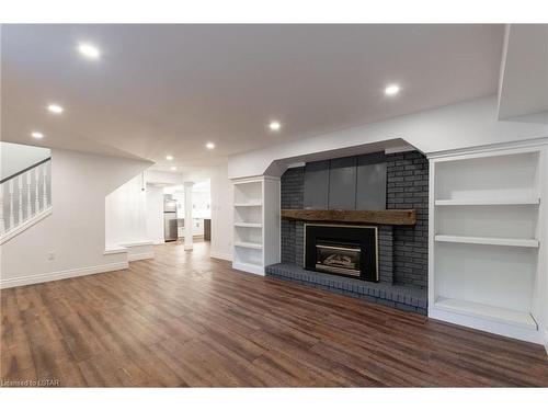 64 Sherwood Avenue, London, ON - Indoor Photo Showing Living Room With Fireplace
