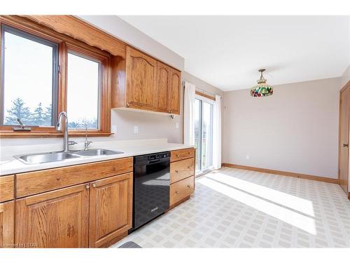 9806 Tower Line Road, Central Elgin (Munic), ON - Indoor Photo Showing Kitchen With Double Sink
