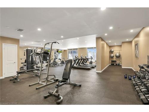 2602-330 Ridout Street N, London, ON - Indoor Photo Showing Gym Room