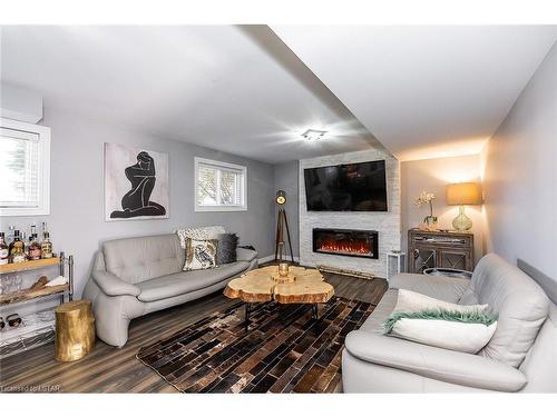 1348 Glenora Drive, London, ON - Indoor Photo Showing Living Room With Fireplace