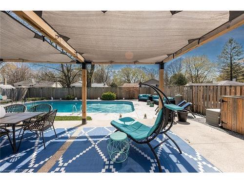 1348 Glenora Drive, London, ON - Outdoor With In Ground Pool