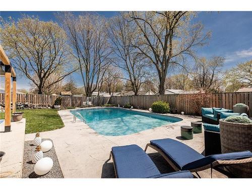 1348 Glenora Drive, London, ON - Outdoor With In Ground Pool With Backyard