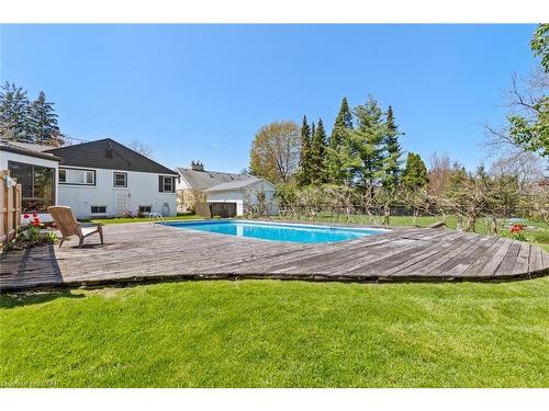 4220 Colonel Talbot Road, London, ON - Outdoor With In Ground Pool With Backyard