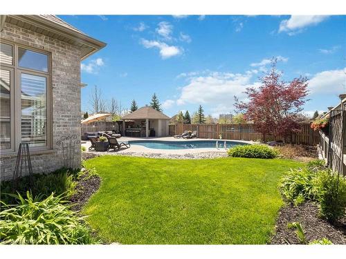 242 East Rivertrace Walk, London, ON - Outdoor With In Ground Pool With Backyard