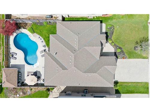 242 East Rivertrace Walk, London, ON - Outdoor With In Ground Pool With View