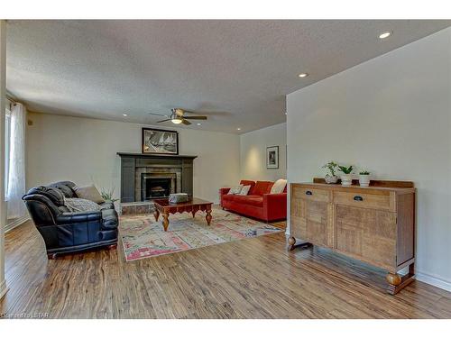 132 Robinson Lane, London, ON - Indoor Photo Showing Other Room With Fireplace