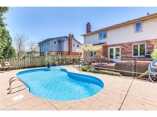 132 Robinson Lane, London, ON - Outdoor With In Ground Pool With Deck Patio Veranda
