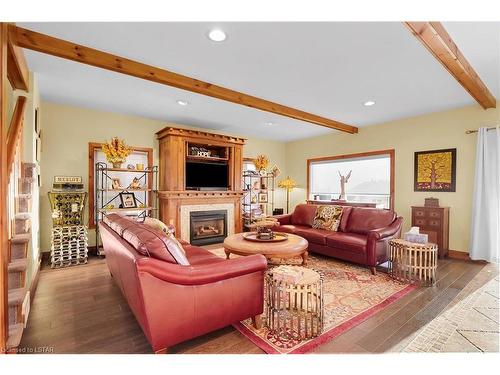 73853 Durand Avenue, Bluewater, ON - Indoor Photo Showing Living Room With Fireplace
