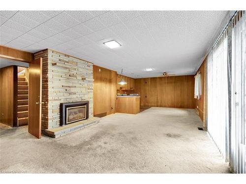 57 Naomee Crescent, London, ON - Indoor With Fireplace