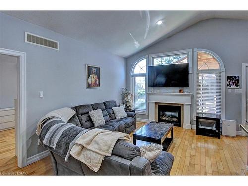 1555 Coronation Drive, London, ON - Indoor Photo Showing Living Room With Fireplace