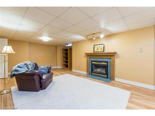 50-70 Sunnyside Drive, London, ON - Indoor Photo Showing Basement With Fireplace
