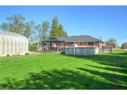 585 Donnybrook Drive, Dorchester, ON - Outdoor With Above Ground Pool With Backyard