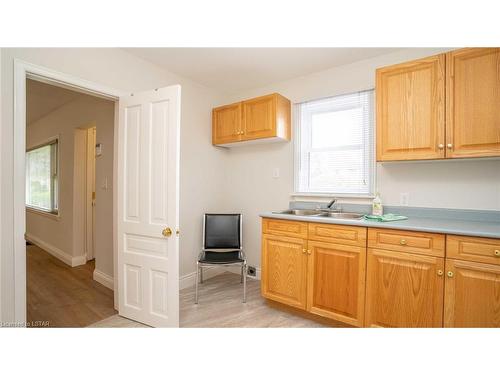 229 Clarke Road, London, ON - Indoor Photo Showing Kitchen With Double Sink