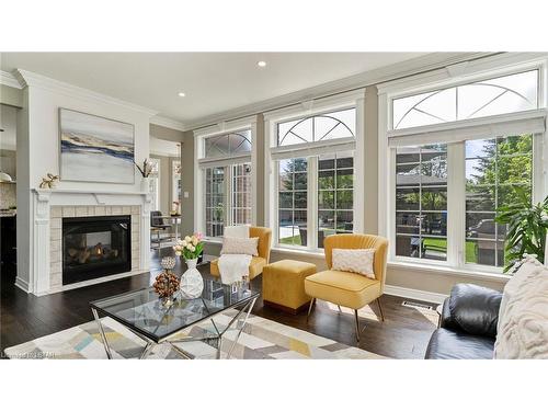 301 East Rivertrace Walk, London, ON - Indoor Photo Showing Living Room With Fireplace