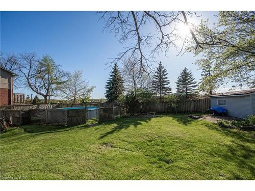 1129 Sunningdale Road E, London, ON - Outdoor With Above Ground Pool With Backyard