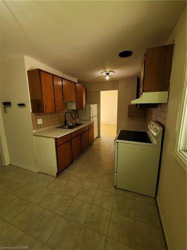 159 Boullee Street, London, ON - Indoor Photo Showing Kitchen With Double Sink