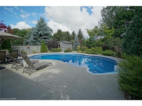 649 Inverness Avenue, London, ON - Outdoor With In Ground Pool With Backyard