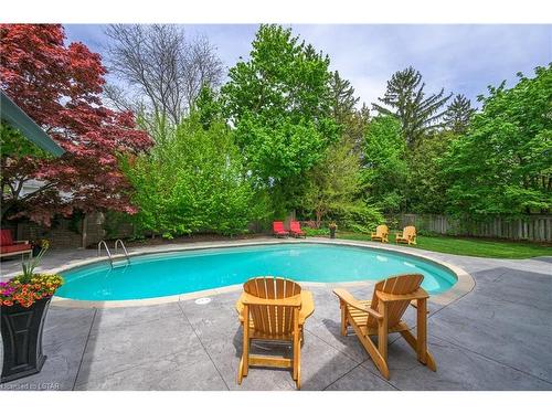 19 Scarlett Avenue, London, ON - Outdoor With In Ground Pool With Backyard