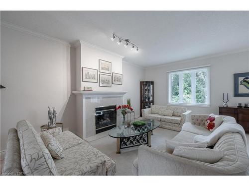 35-30 Doon Drive, London, ON - Indoor Photo Showing Living Room With Fireplace