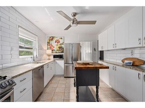 514 Upper Queen Street, London, ON - Indoor Photo Showing Kitchen With Stainless Steel Kitchen With Upgraded Kitchen