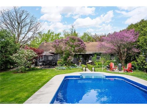 514 Upper Queen Street, London, ON - Outdoor With In Ground Pool With Backyard