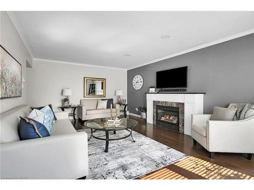 58 Dissing Crescent, London, ON - Indoor Photo Showing Living Room With Fireplace
