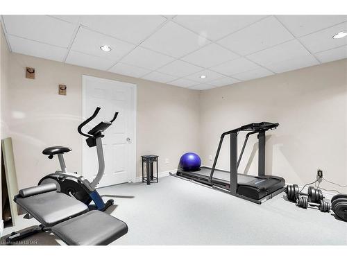 58 Dissing Crescent, London, ON - Indoor Photo Showing Gym Room