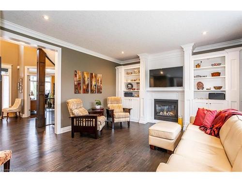 2445 Kains Road, London, ON - Indoor Photo Showing Living Room With Fireplace