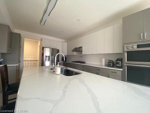 1217 Emma Chase Drive, London, ON - Indoor Photo Showing Kitchen With Stainless Steel Kitchen With Upgraded Kitchen