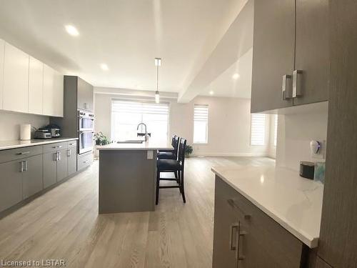 1217 Emma Chase Drive, London, ON - Indoor Photo Showing Kitchen With Upgraded Kitchen