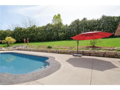 3983 Southwinds Court, London, ON - Outdoor With In Ground Pool With Backyard