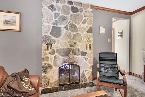 22794 Nairn Road, Middlesex Centre, ON - Indoor With Fireplace