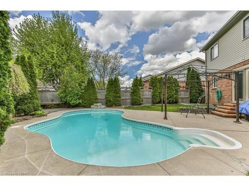 1829 Faircloth Road, London, ON - Outdoor With In Ground Pool With Backyard
