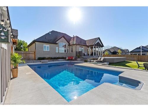 10089 Talbotville Gore Road, Talbotville, ON - Outdoor With In Ground Pool With Backyard