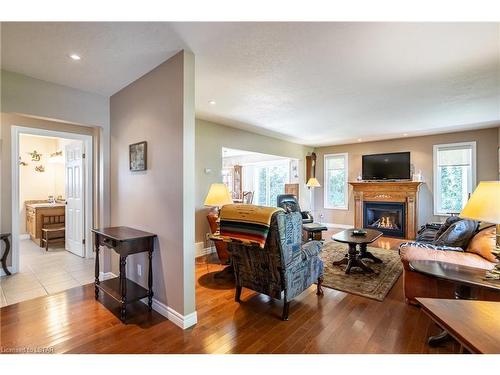 71818 Sunview Avenue, Bluewater, ON - Indoor Photo Showing Living Room With Fireplace