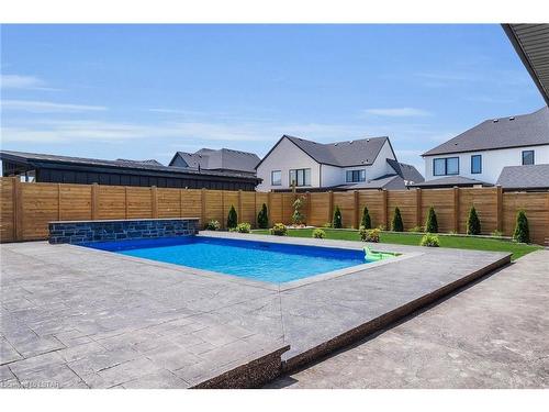 3447 Silverleaf Chase, London, ON - Outdoor With In Ground Pool With Backyard