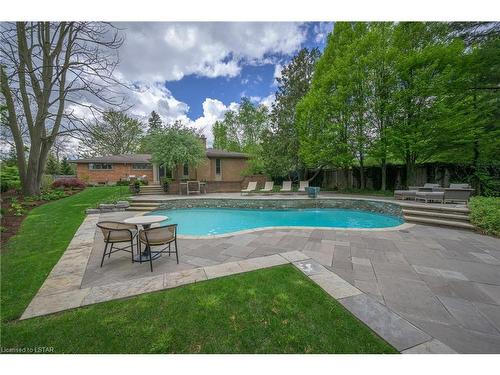 1920 Richmond Street, London, ON - Outdoor With In Ground Pool With Backyard